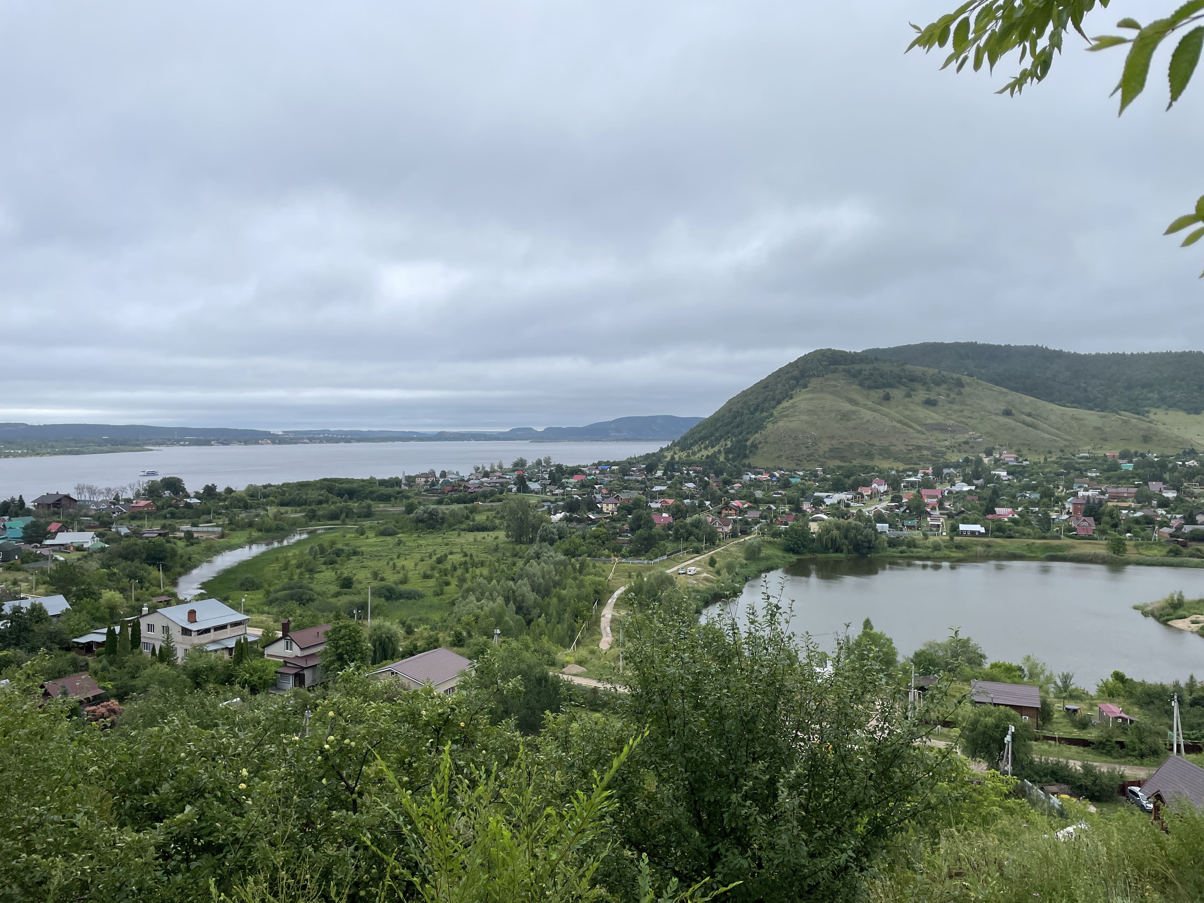 Панорамный вид на село Ширяево